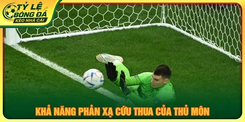 Khả năng phản xạ cứu thua của thủ môn