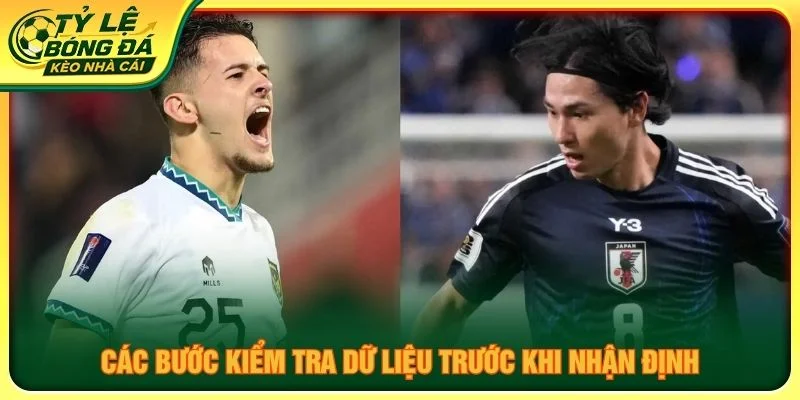 Các bước kiểm tra dữ liệu trước khi nhận định