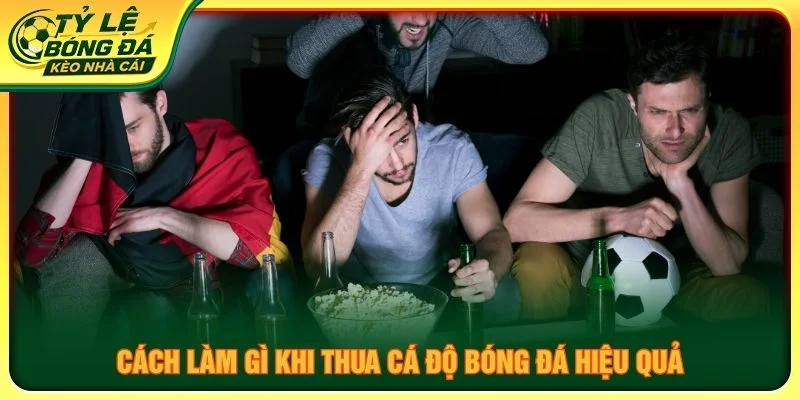 Cách làm gì khi thua cá độ bóng đá hiệu quả