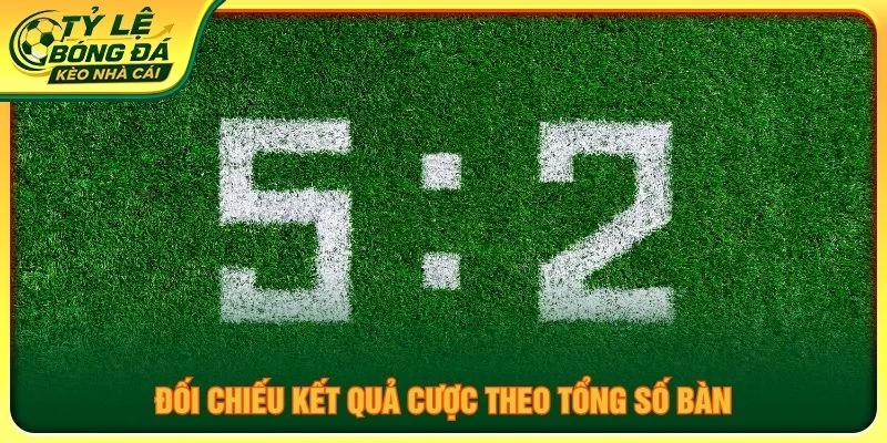 Đối chiếu kết quả cược theo tổng số bàn