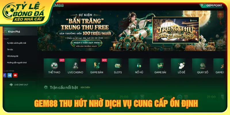 GEM88 sở hữu giấy phép đáp ứng thông tin bóng đá hiệu quả