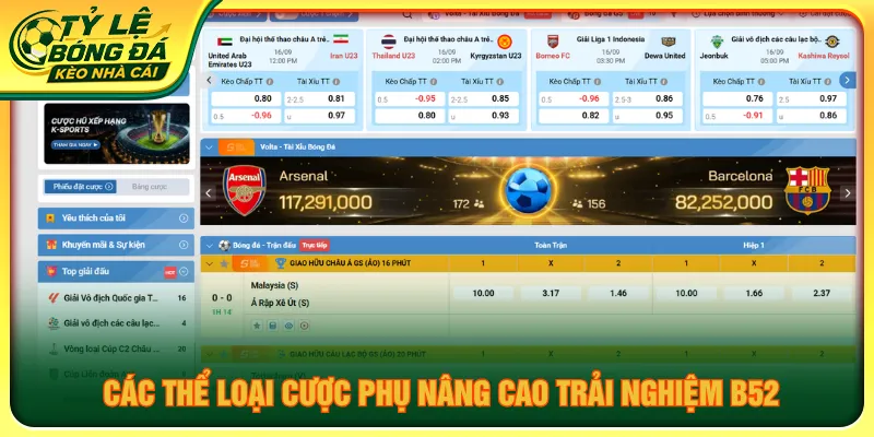 Cổng game đưa ra tỷ lệ kèo Tài Xỉu linh hoạt lựa chọn
