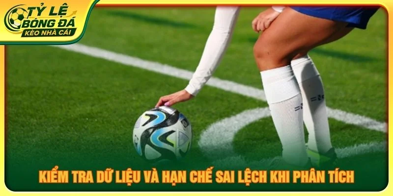 Kiểm tra dữ liệu và hạn chế sai lệch khi phân tích
