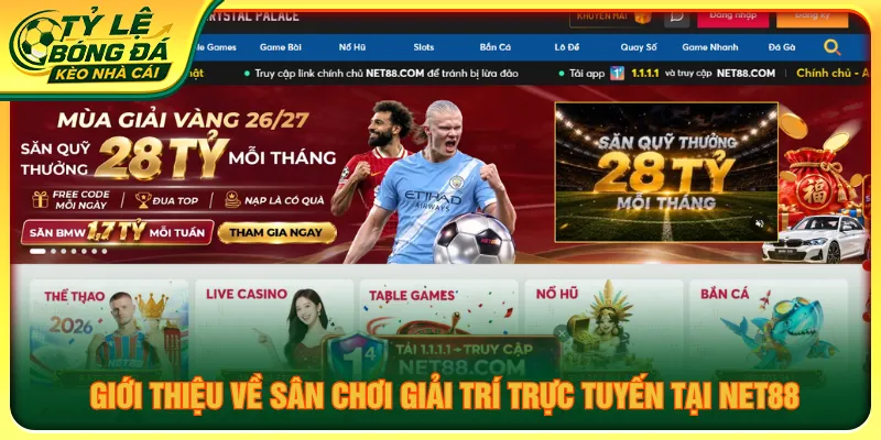 NET88 được đánh giá là sân chơi giải trí online chất lượng