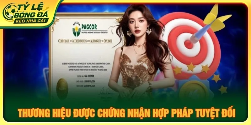 Thương hiệu được chứng nhận hợp pháp tuyệt đối